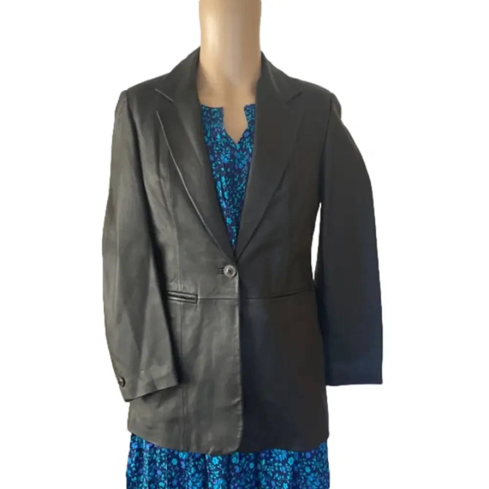 Denim & co leather jacket